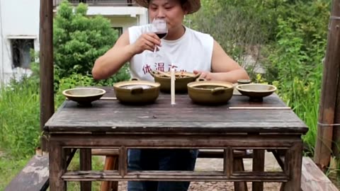 Watermelon bowl thrown casually||Funny Mukbang || TikTok Pranks Video