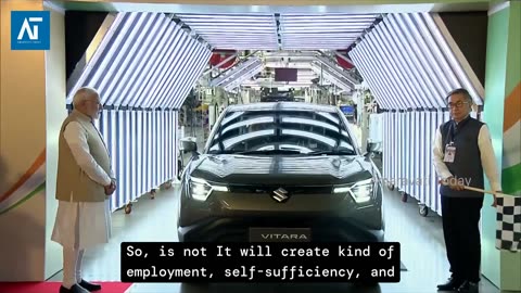 PM Modi Flags Off e-VITARA & Battery Plant In Gujarat | India EV Market | Amaravati Today