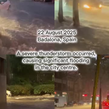 🌊22 August 2025,Badalona, Spain.