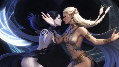 Eternal Kiss of the Elven Queens, AI Video