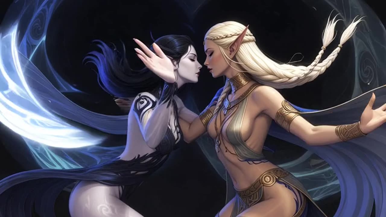 Eternal Kiss of the Elven Queens, AI Video