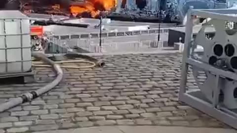 Fireworks Store On Fire
