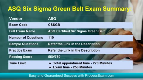[updated] ASQ Six Sigma Green Belt (CSSGB) | Start Your Preparation