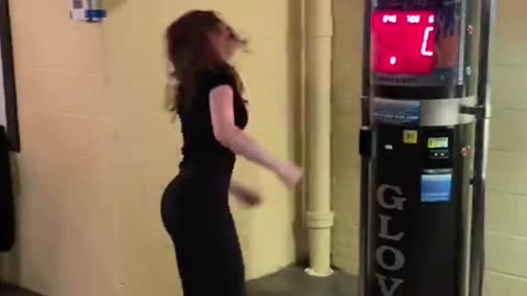 she got that dog in her