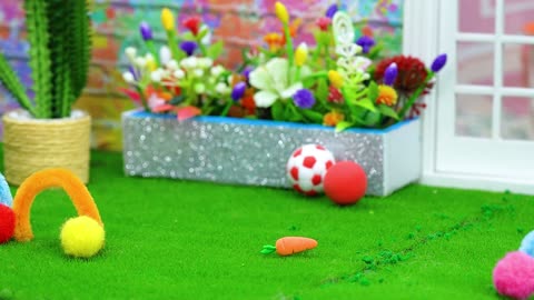 Rainbow Bunny Jelly - Tiny Cake DIY