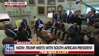 WATCH: Trump Boots NBC News Reporter Out Of Oval Office: 'You're A Disgrace'