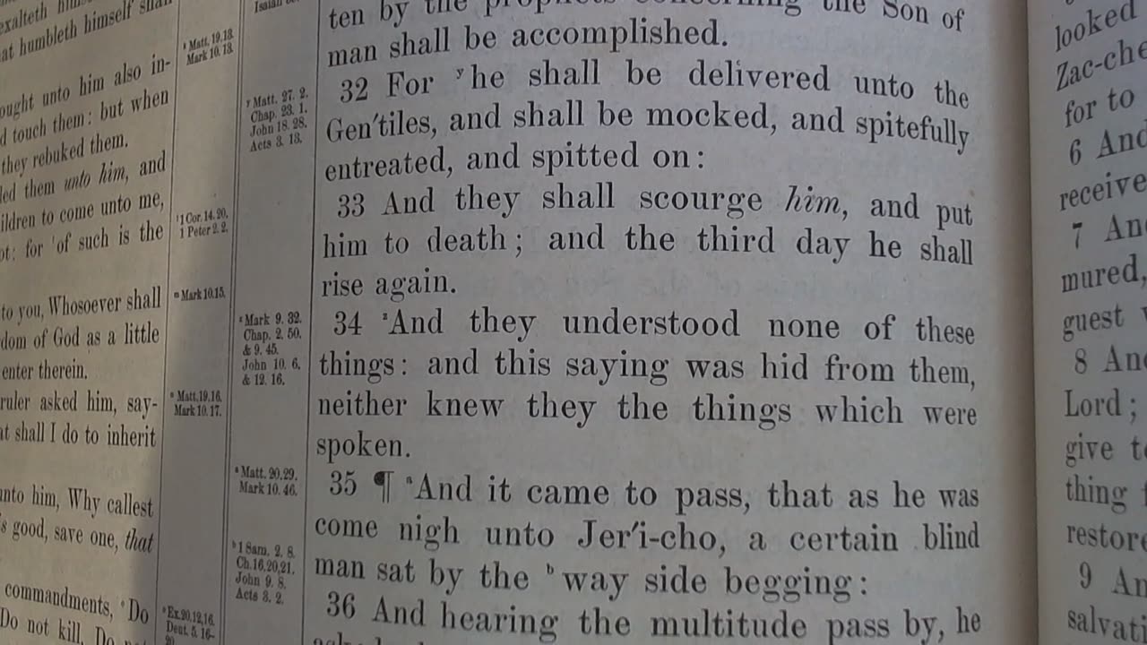 This saying was hidden from them.