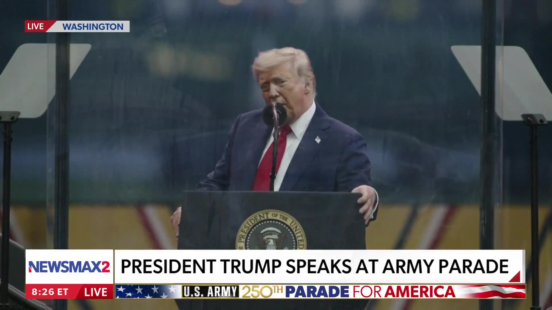 POTUS at the U.S. Army 250th Anniversary Parade in D.C.