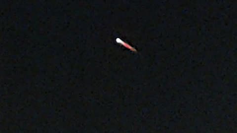 Was this a UFO or Falcon 9 Rocket? which launched at the same time nearby