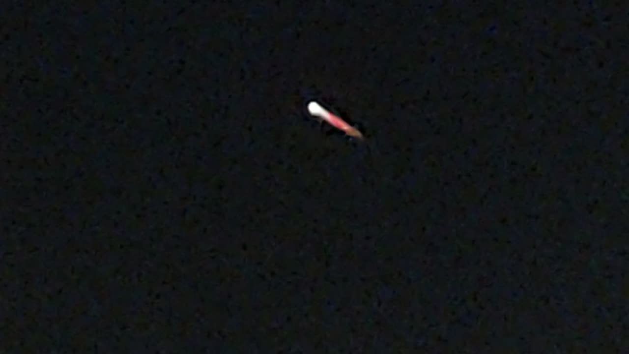 Was this a UFO or Falcon 9 Rocket? which launched at the same time nearby