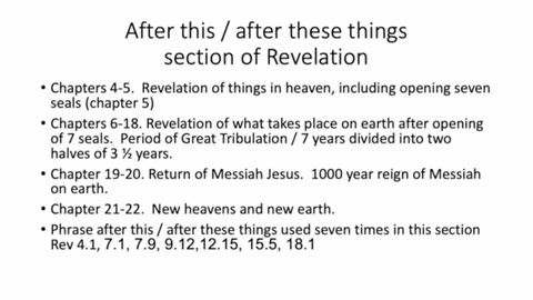 A brief eschatology of the Book of Revelation