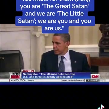 ☝🏼Listen carefully what Netanyahu said to Obama while visiting the White House...
