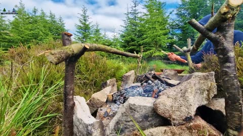 Delicious Beef Kebabs Cooked over the Fire