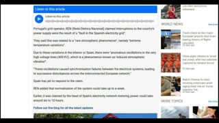 Spain's Power Cut 27th April 2025 - TUC