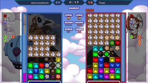 Panel Attack 2-Player (7-26-2025): MArt1And00m3r vs Phate