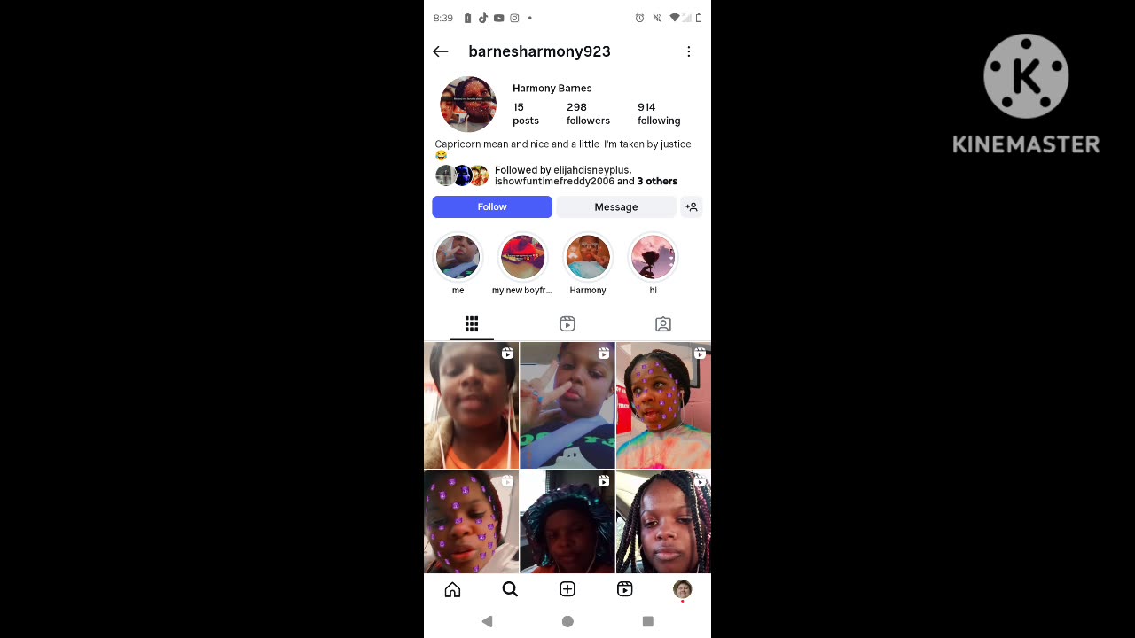 MzPuffPuff thinks she's so tough but if I'm right this is who she really is on Instagram