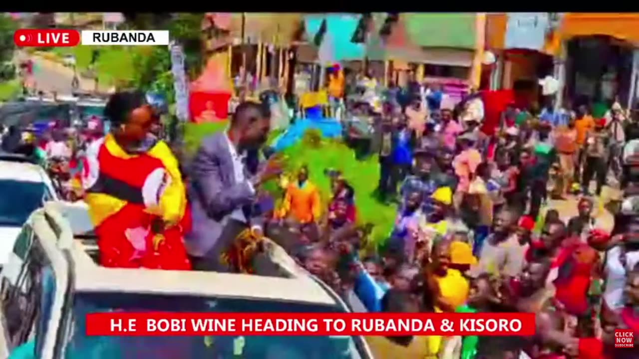 H.E BOBIWINE HEADING TO RUBANDA & KISORO