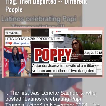 Fact Check: Video Does NOT Show Woman Dancing With 'Trump 2024' Flag, Then Deported