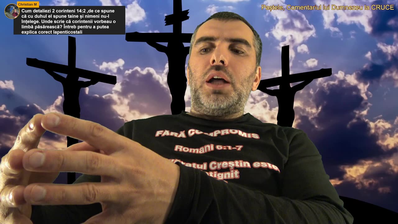 Paștele, Comentariul lui Dumnezeu la CRUCE