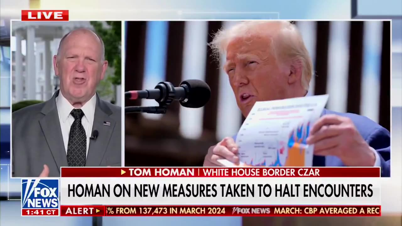 Tom Homan: "Because I work for the greatest President in my lifetime: