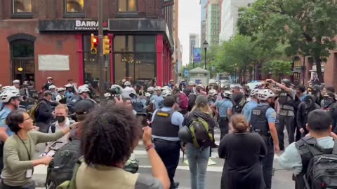 Authorities throw out Antifa members in Philadelphia