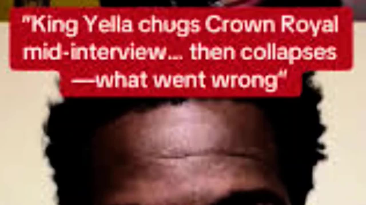 KING YELLA PASSES OUT DURING AN INTERVIEW & SHITS HIS PANTS