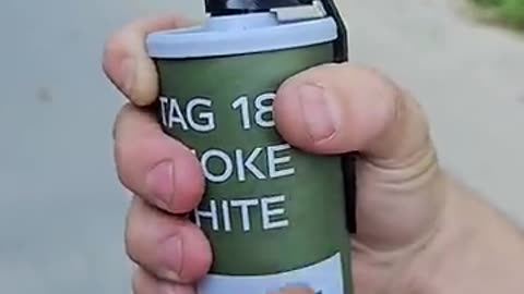 This is a SMOKE GRENADE!