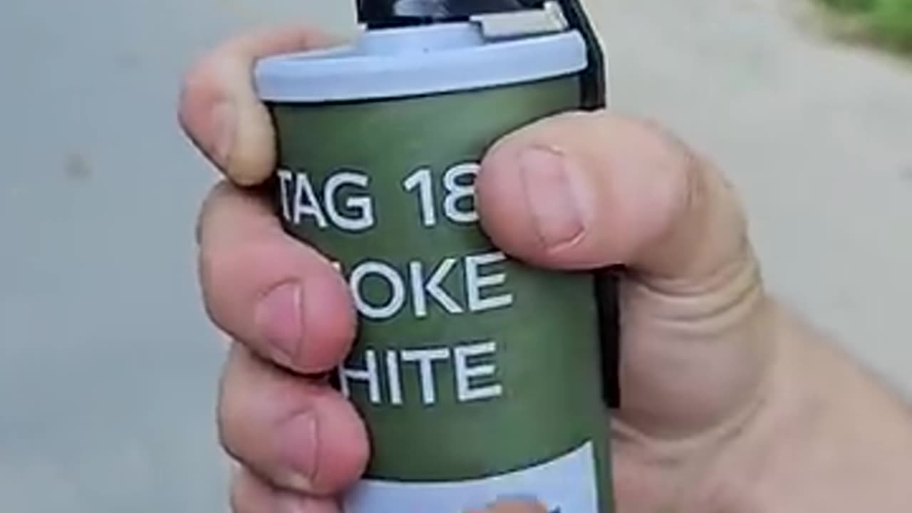This is a SMOKE GRENADE!