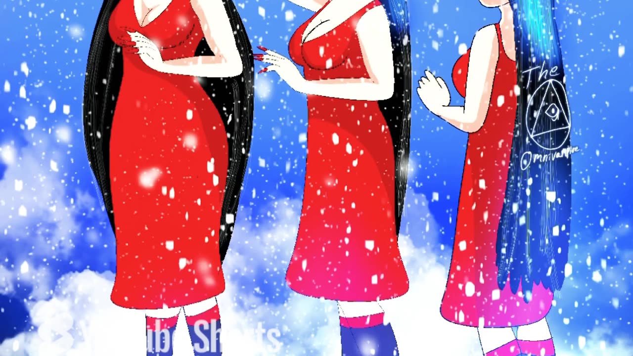 Speedpaint the vampire in the red dress