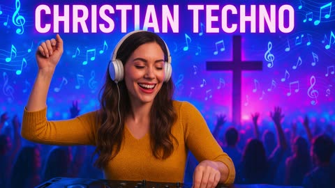 Christian Divine Techno💙💜 Christian Music Playlist Upbeat 🎶 Feel Good Christian Music