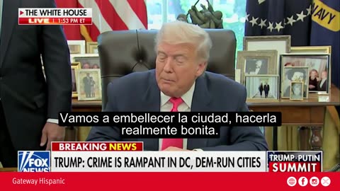 Trump Promises to Eradicate Crime in DC