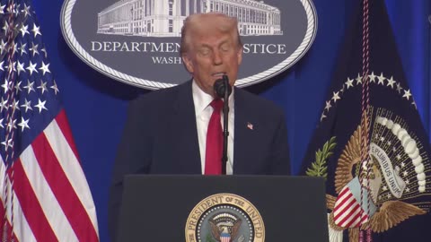 President Trump Delivers Remarks at the Department of Justice