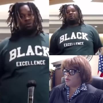 negro shows up to court with a "black excellence" shirt on,judge flips out