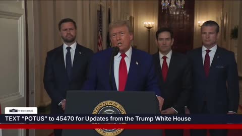 Trump concludes his national address