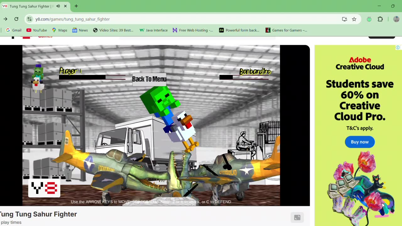 Tung Tung Sahur Fighter - Playthrough Walkthrough Longplay Unity Beat em up Brainrot Memes