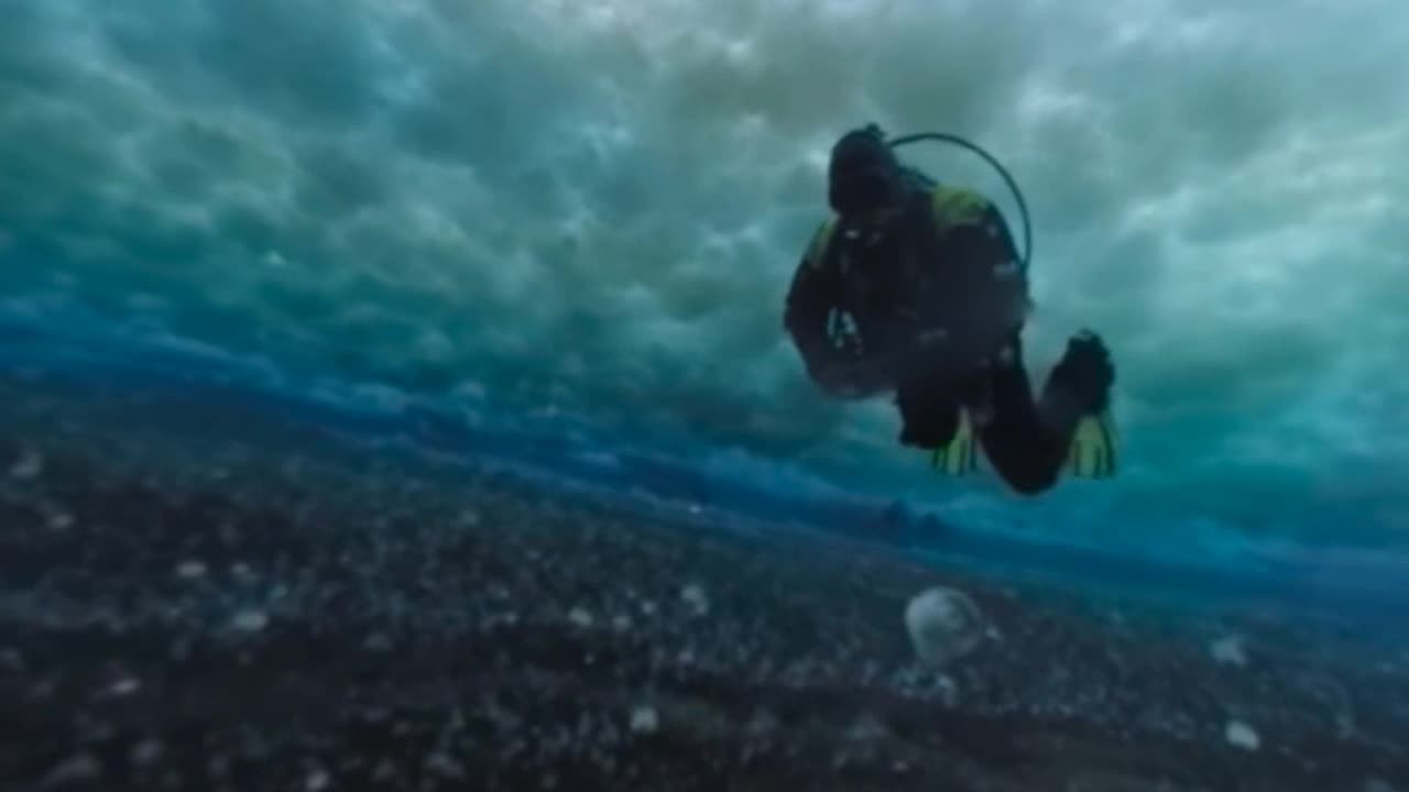 360 ' Underwater Diving in the Cold -