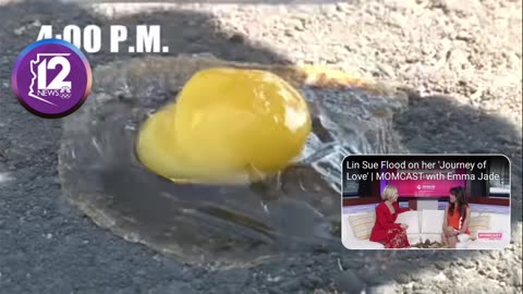 phoenix heat wave :can an egg actually cook on asphalt in 118 degree