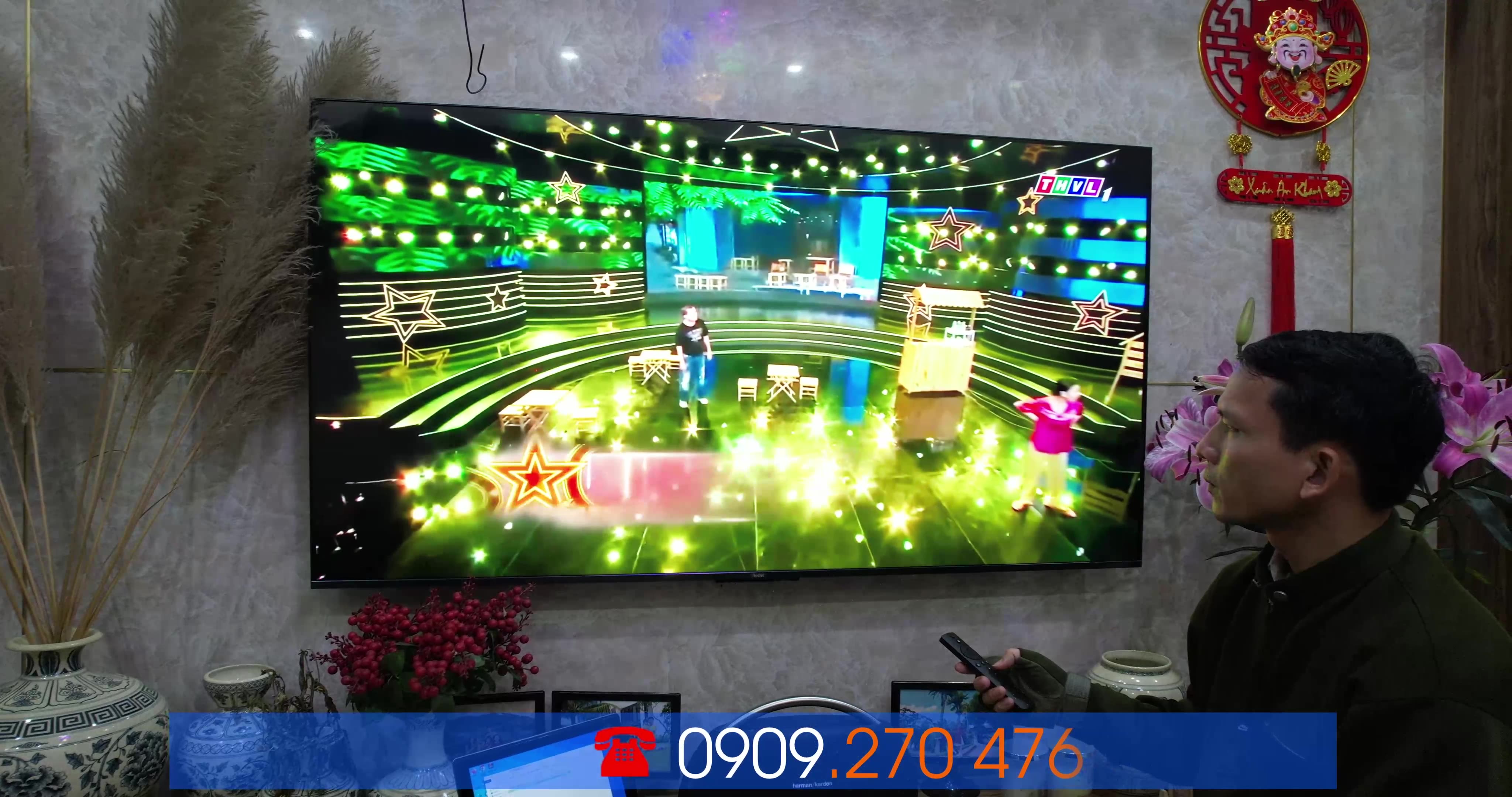 Cài HĐH Android mới nhất cho tivi xiaomi 65 inches, tại đường Khúc Hạo