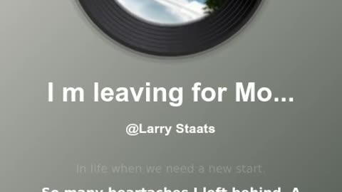 I'm Moving to Montana in the morning