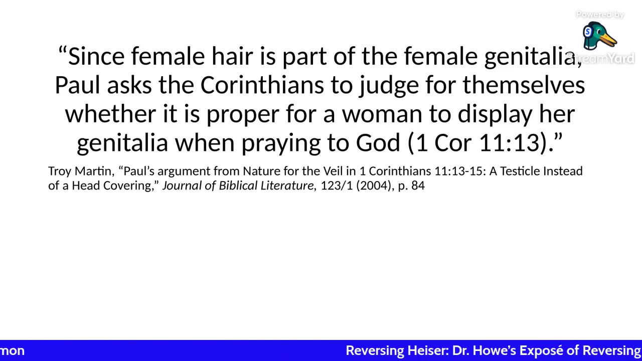 Reversing Heiser: Dr. Howe’s Exposé of Reversing Hermon