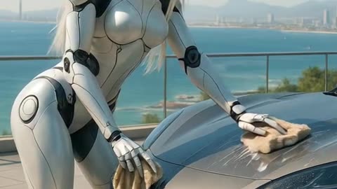 Buy a robot to wash your car #Robot #RPG