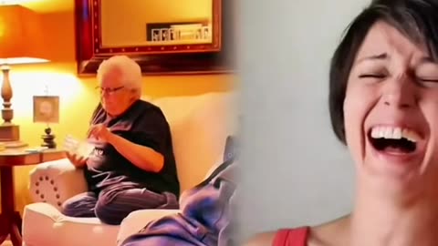 Scary pranks on grandma