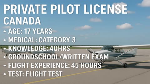 Private Pilot License Requirements: Canada/USA – What You Need to Know!