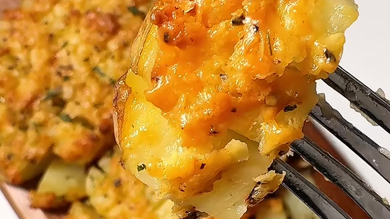 Butter garlic cheese baked potato recipe