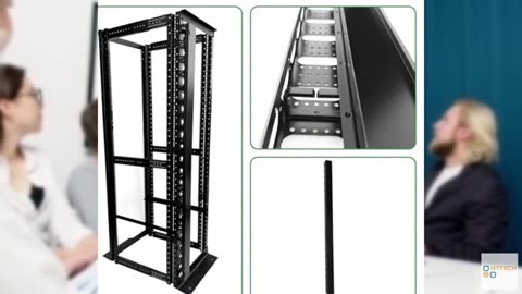 42U Vertical Metal Cable Manager Network Rack Cable Management Panel for Servers
