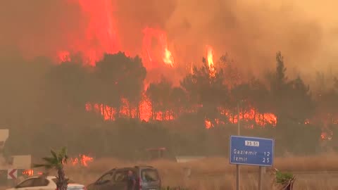 Turkey wildfires largely contained after killing at least two people