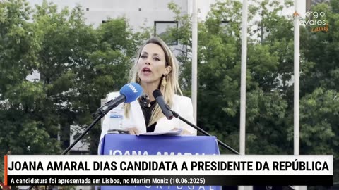 🎥🇵🇹|Joana Amaral Dias candidata a Presidente da República
