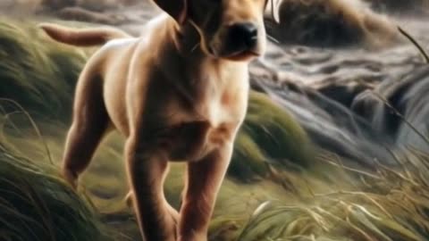 Por el cerro va el perrito, sin dueño y sin abrigo, buscando un poquito de cariño perdido