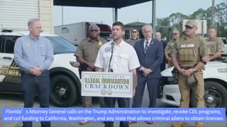 Florida’s Attorney General calls on the Trump Administration to investigate, revoke CDL programs