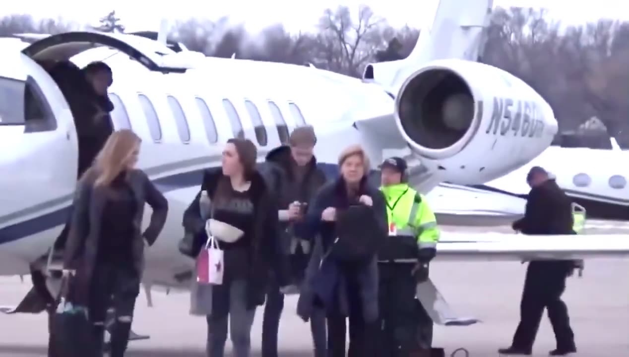 Watch as Warren tries to dodge being filmed